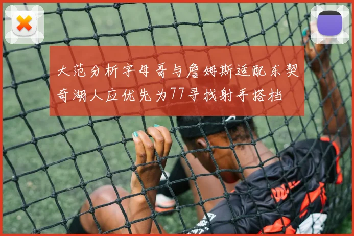 大范分析字母哥与詹姆斯适配东契奇湖人应优先为77寻找射手搭档